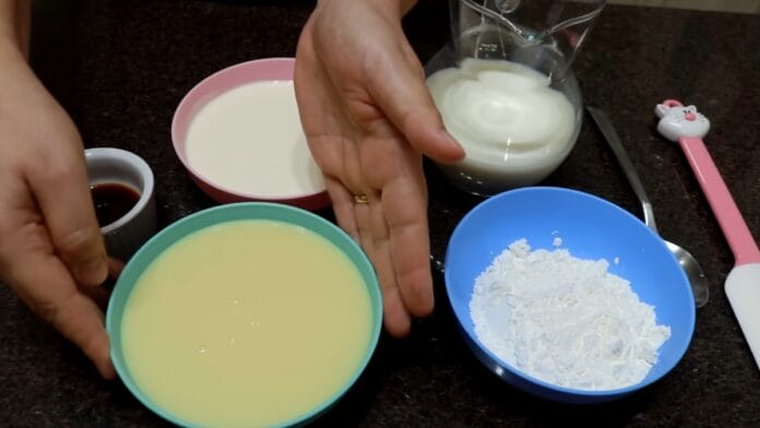 mesa com ingredientes
