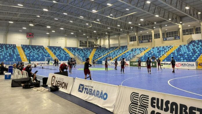 AO VIVO: Tubarão x JEC pelo jogo de ida das quartas de final do Campeonato Catarinense de Futsal Série Ouro