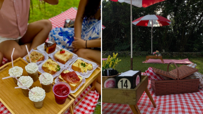 Cafeteria aposta em ideia simples e viraliza com piquenique à beira do rio em Itajaí
