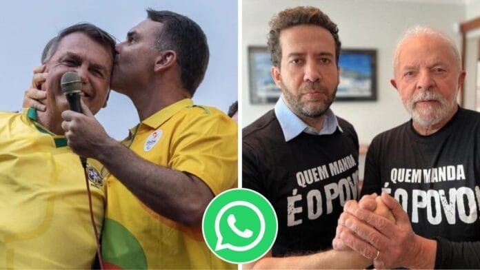 Canais de WhatsApp de Flávio e Lula viraram centro de discussão no TSE durante 2º turno