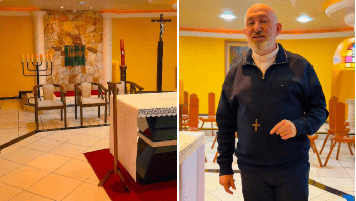 Igreja cartão-postal de SC esconde capela pouco conhecida por fiéis: “Oração e devoção”
