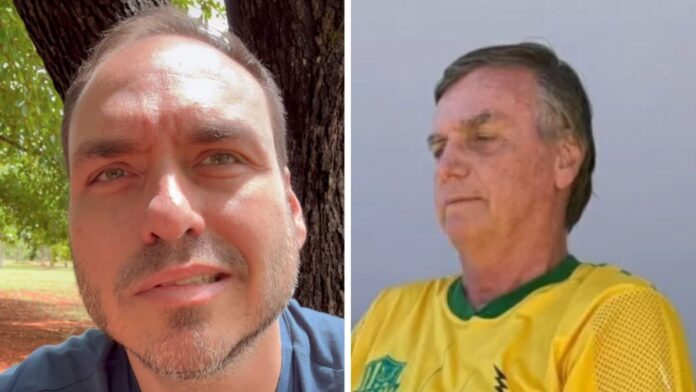 Carlos visita Jair Bolsonaro e não cita fuga de Flávio em conversa de 2 horas: “Neymar não joga hoje”