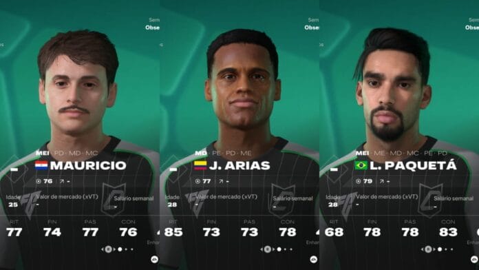 EA Sports adiciona novos jogadores de times brasileiros além de Bahia e Botafogo em atualização do EA FC 27