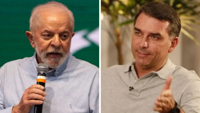 Lula e Flávio Bolsonaro se enfrentam no segundo turno pelas Eleições 2026 (Fotos: Marcelo Camargo, Agência Brasil / Patrick Rodrigues, NSC Total)