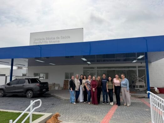 Obra da nova UBS Recife e Vila Moema entra na reta final em Tubarão