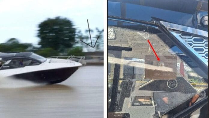 Idoso irritado com “ondas” atira contra barcos e deixa um ferido em SC