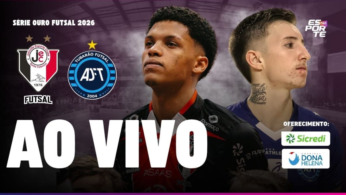 JEC x Tubarão pelas quartas de final do Catarinense de Futsal Série Ouro — AO VIVO