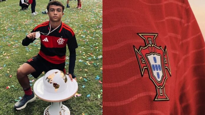 Joia do Flamengo é convocada por Portugal e pode ter futuro disputado com a Seleção Brasileira
