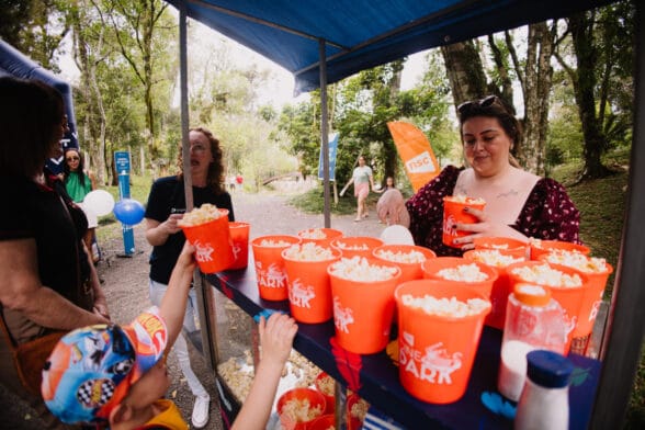 Cine Park transforma Videira em cinema ao ar livre para toda a família