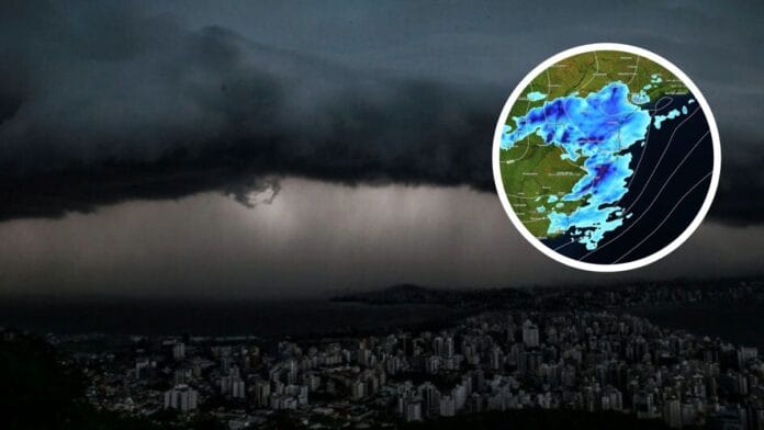 Novo ciclone deve se formar na fronteira do Brasil e provocar chuvas severas em 7 estados nos próximos dias