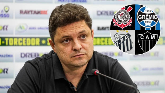 Dívida de R$ 45 milhões faz SAF cobrar diretamente Corinthians, Santos, Grêmio e Atlético-MG