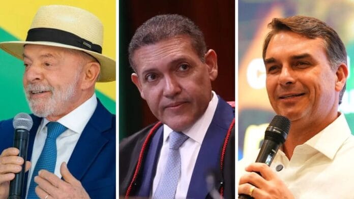 Nunes Marques se reúne com campanhas de Lula e Flávio Bolsonaro em meio a guerra de liminares sobre canais no WhatsApp