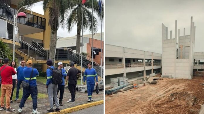 Cerca de 100 trabalhadores estão com salários atrasados em construtora que tem R$ 97 milhões em contratos com a prefeitura de Joinville