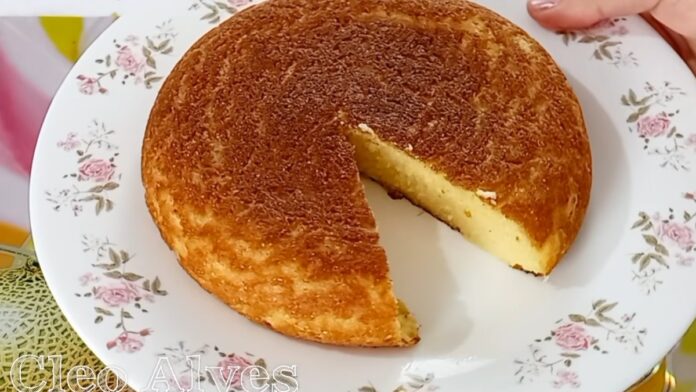 bolo finalizado e cortado