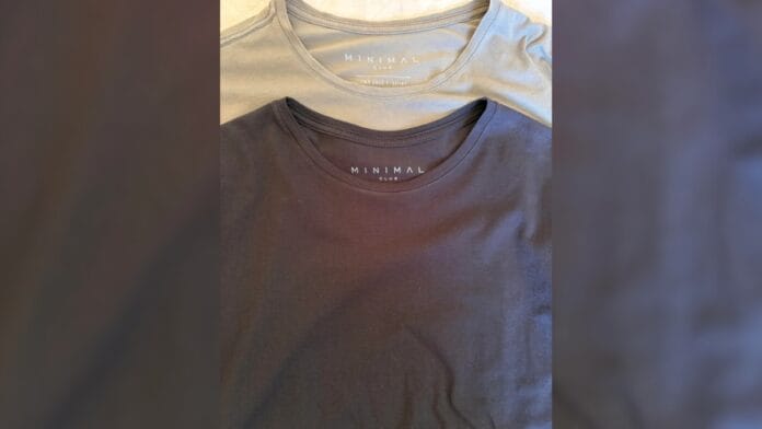 camisetas dobradas