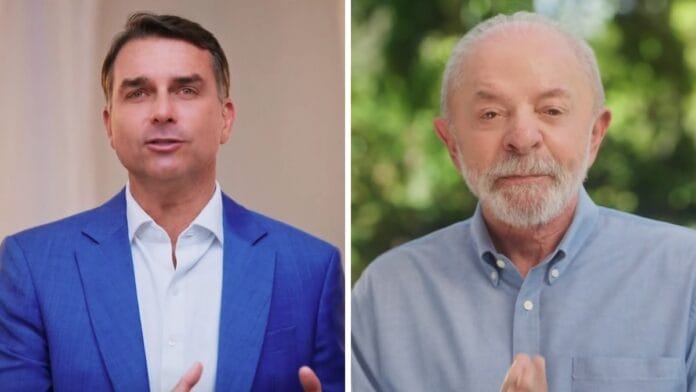 Flávio invoca “lado da mudança” e Lula aposta em deputada “anti-Zanatta” e crítica a armas no horário eleitoral