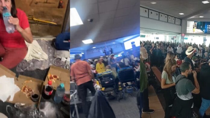 Catarinenses ficam presos em aeroporto no Panamá sem previsão de volta para casa após terremoto: “Caótico”