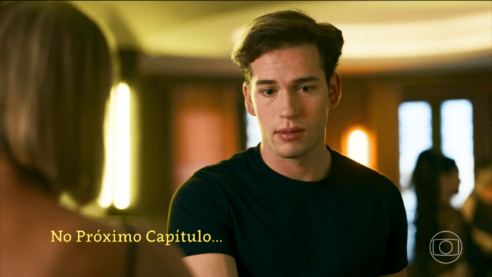 Felipe (Pietro Antonelli) em cena da novela das nove da TV Globo
