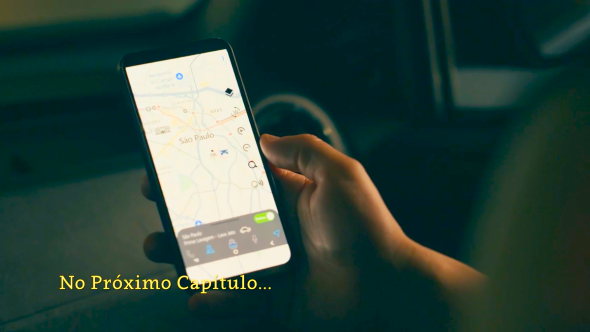 cena da novela das nove da TV Globo