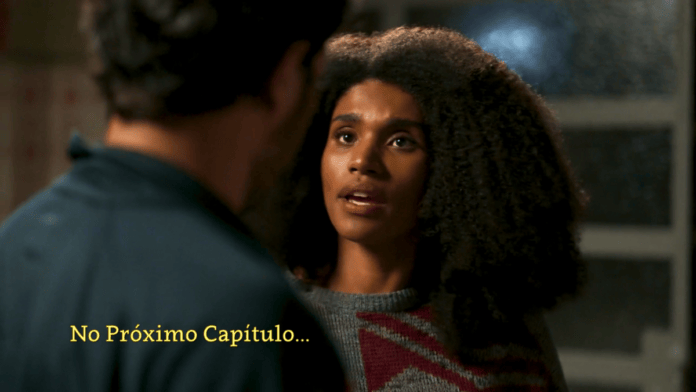 cena da novela das nove da TV Globo