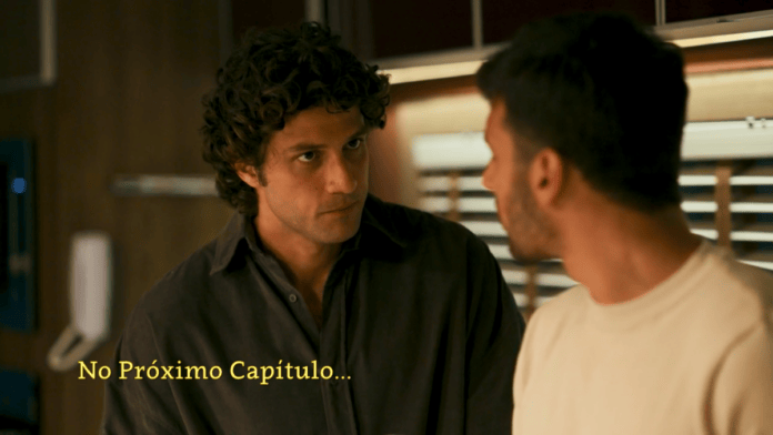 cena da novela das nove da TV Globo