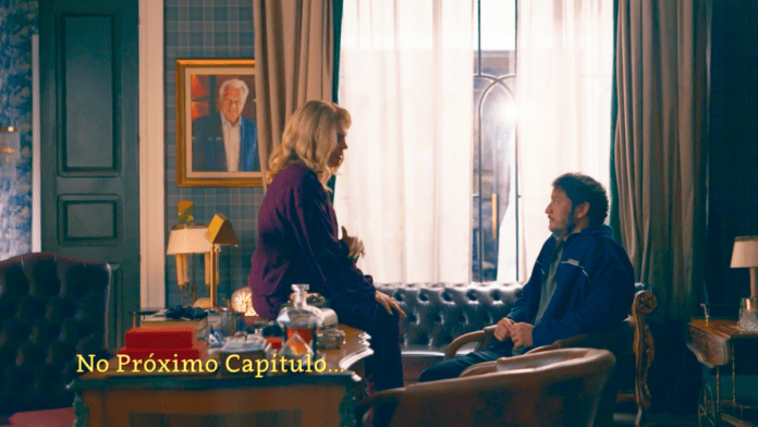 cena da novela das nove da TV Globo