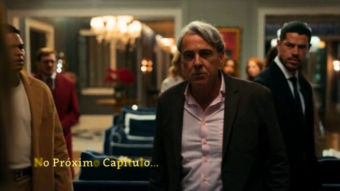 cena da novela das nove da TV Globo