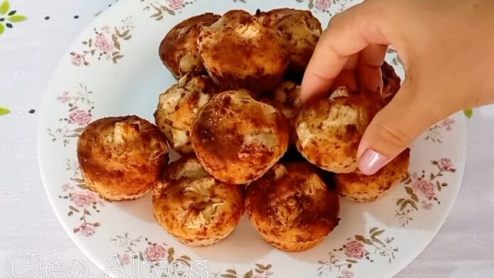 bolinho já finalizado pronto para consumir