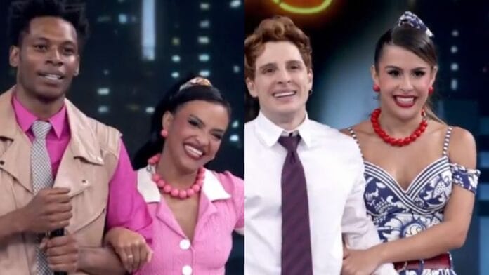 dança dos famosos 2026 domingo 25