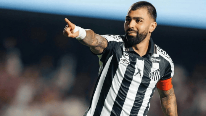 Presidente do Santos faz promessa por Gabigol após atacante voltar à disputa pela artilharia da Série A