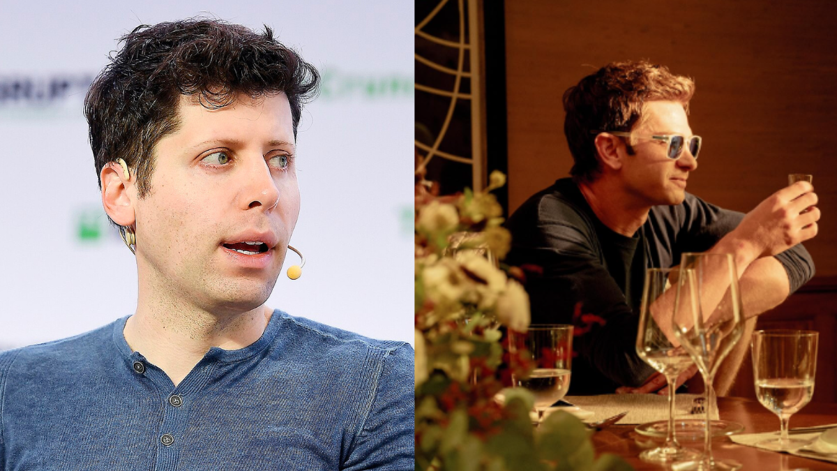 Sam Altman e Elon Musk são interpretados por Andrew Garfield e Ike Barinholtz em Artificial, drama sobre a crise da OpenAI e a disputa pelo futuro da inteligência artificial (Foto: TechCrunch / Wikimedia Commons | Divulgação / IMDb)