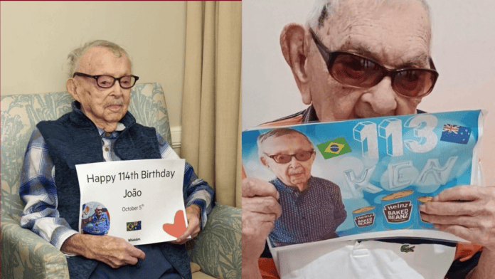 Os dois, que têm exatamente um ano de diferença, trocaram homenagens para celebrar juntos uma coincidência rara (Foto: Reprodução / LongeviQuest)