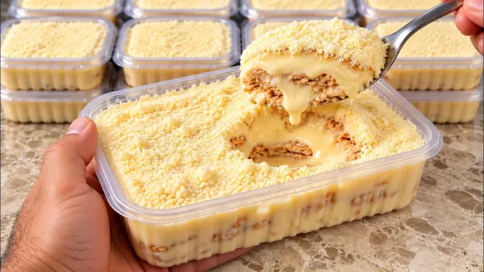 Torta de bolhacha de preguiçoso é a receita mais fácil para quando dá vontade de comer doce