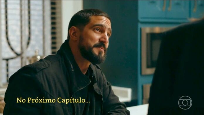 cena da novela das nove da TV Globo