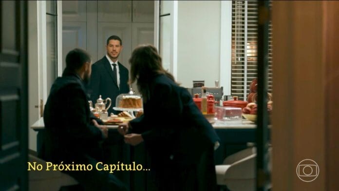 cena da novela das nove da TV Globo