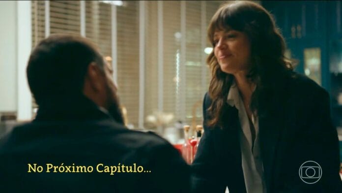 cena da novela das nove da TV Globo