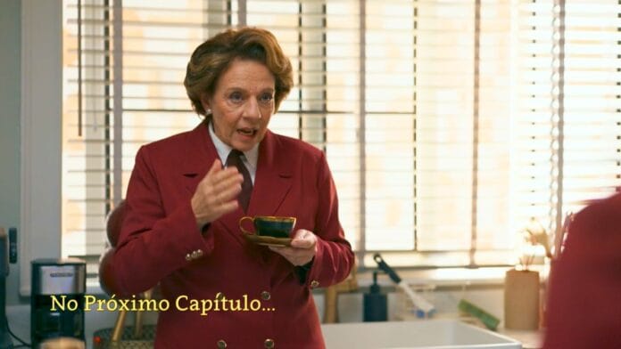 cena da novela das nove da TV Globo