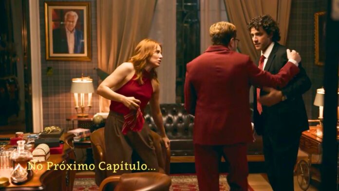 cena da novela das nove da TV Globo