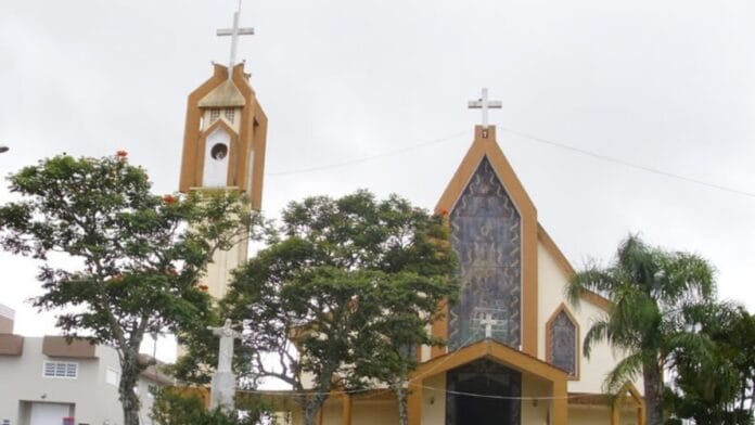 Igreja Matriz de Treze de Maio (Foto: Diocese de Tubarão, Divulgação)