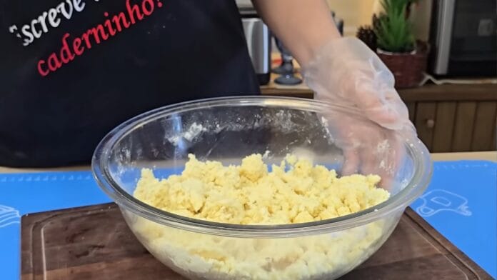 preparo da massa