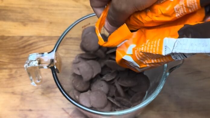 derretendo o chocolate