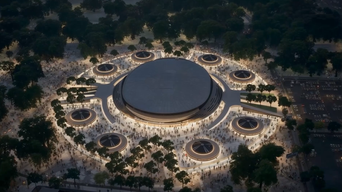 Arena: Uma arena para 22,5 mil pessoas ampliará o projeto para shows, festivais, competições de e-sports e grandes eventos internacionais (Imagem: Divulgação / Dracula Land)