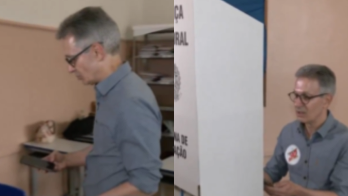 “É irregular e caracteriza crime”: presidente do TRE-MG fala até em cadeia após Zema levar celular para cabine de votação
