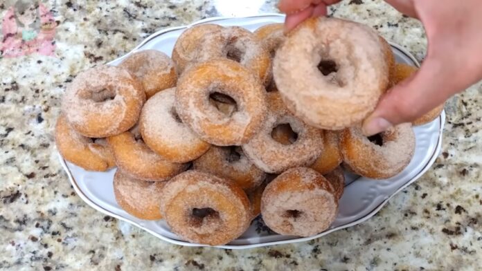 rosquinhas finalizadas prontas para consumir