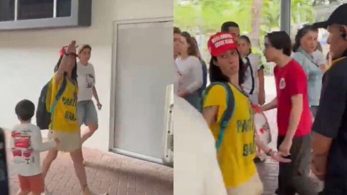 VÍDEO: Eleitores acusam mulher de fazer saudação nazista após votar em colégio na Zona Sul do Rio