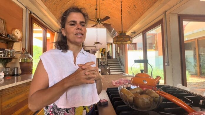 Mariana Maffeis tem sítio sustentável