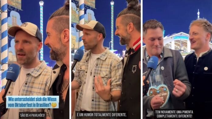 Em entrevista a TV alemã, voXXclub se derrete pela Oktoberfest Blumenau: “Humor diferente”