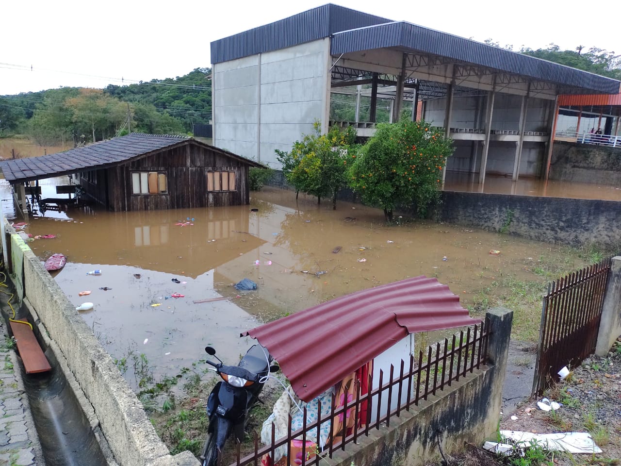 Canelinha é a cidade da Grande Florianópolis mais atingida pela chuva