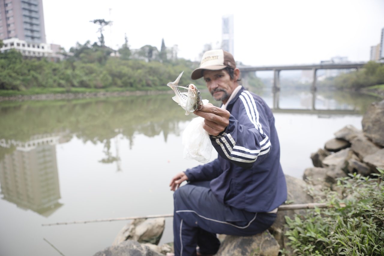 Nem todo dia é bom para pesca, conta Lorival Nem todo dia é bom para pesca, conta Lorival