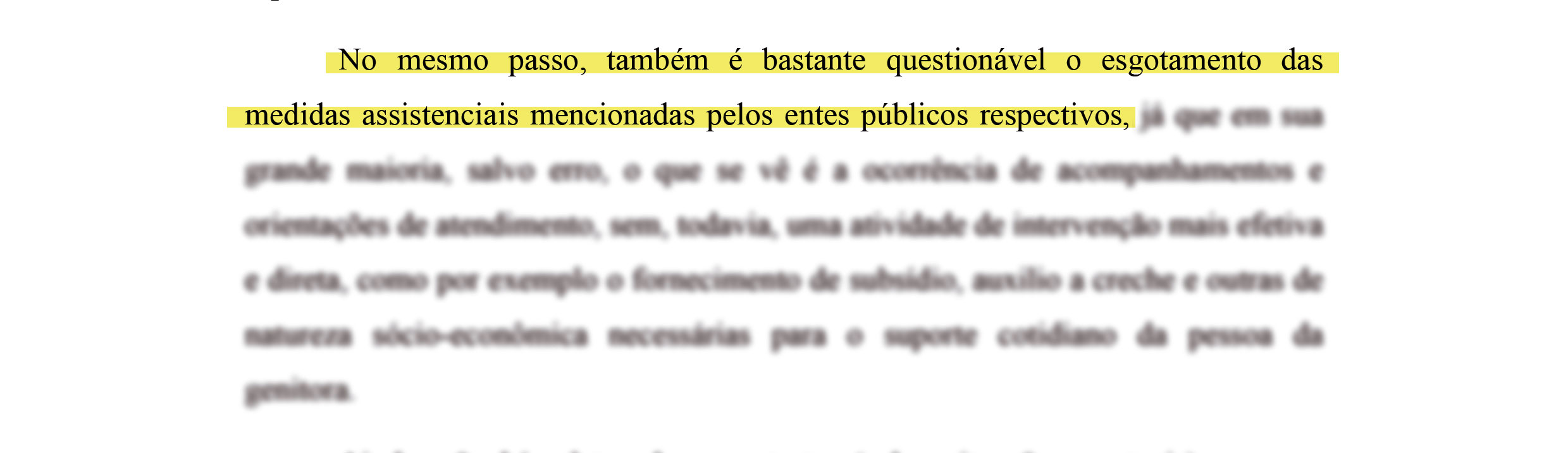 Trecho novo parecer de Antônia Maria de Souza